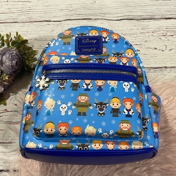 NWT Loungefly Disney Frozen Chibi Mini Backpack Exclusive - Picture 6 of 8